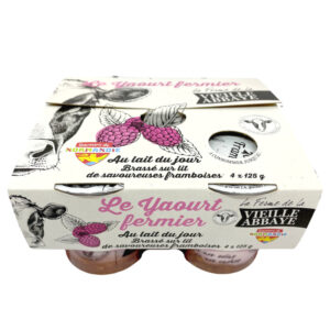 STIRRED RASPBERRY YOGURT 4X125G