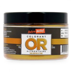 METALLIC FOOD COLORING - PRECIOUS GOLD - 25 G