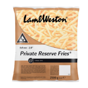 PRIVATE RESERVE LAMBWESTON 9/9 4 X 2.5KG