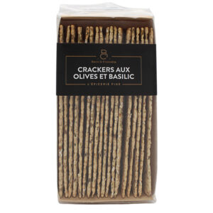 OLIVE AND BASIL LONG CRACKERS 130G