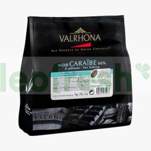 CHOCOLATE VALRHONA CARIBBEAN 66% FEVES 3KG GRAND