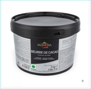 CACAO BUTTER 3KG VALRHONA