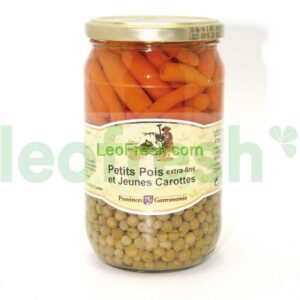 EXTRA FINE PEAS AND BABY CARROTS 660G