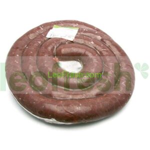 CURLED BLACK PUDDING WITH ONIONS AND APPLES FREN