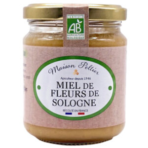 ORGANIC SOLOGNE FLOWER HONEY JAR 500G
