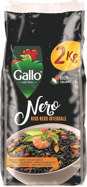 RISO GALLO NERO BLACK RICE 2 KG